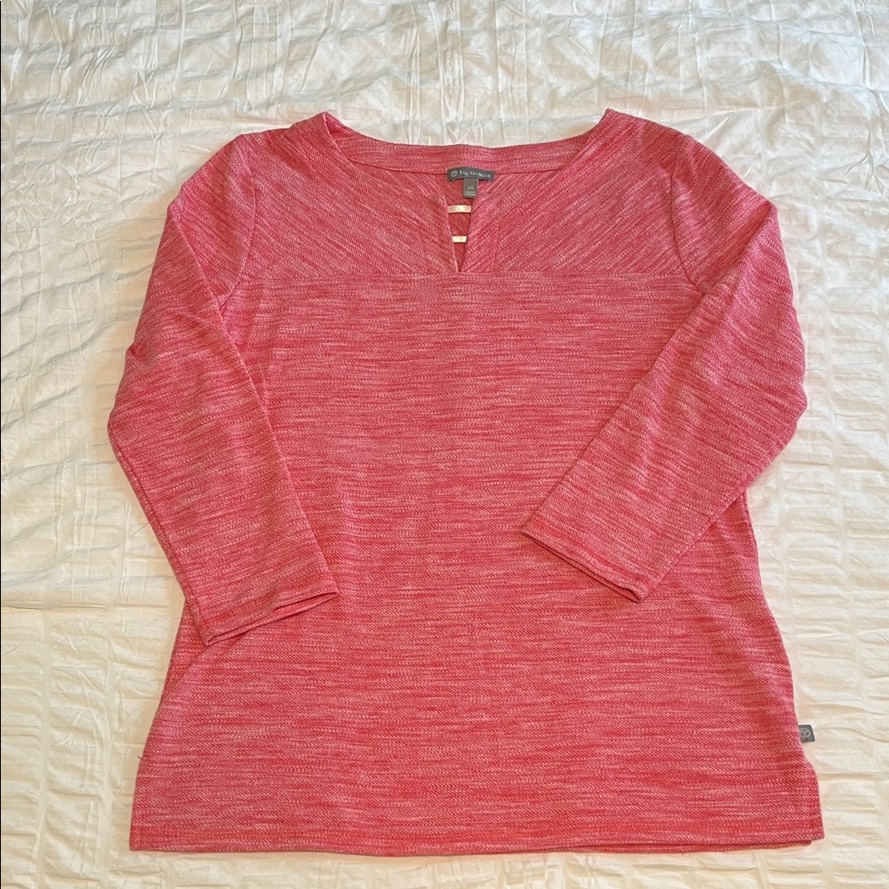 Talbots Vibrant Pink Long Sleeve Top